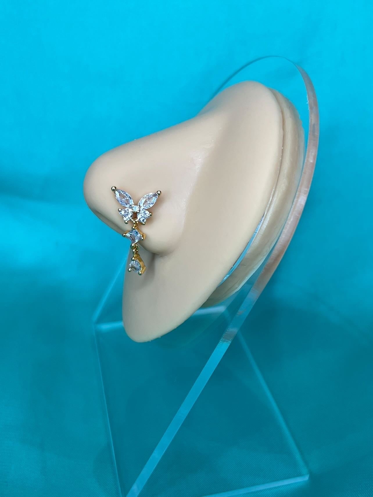 Butterfly Nose Stud