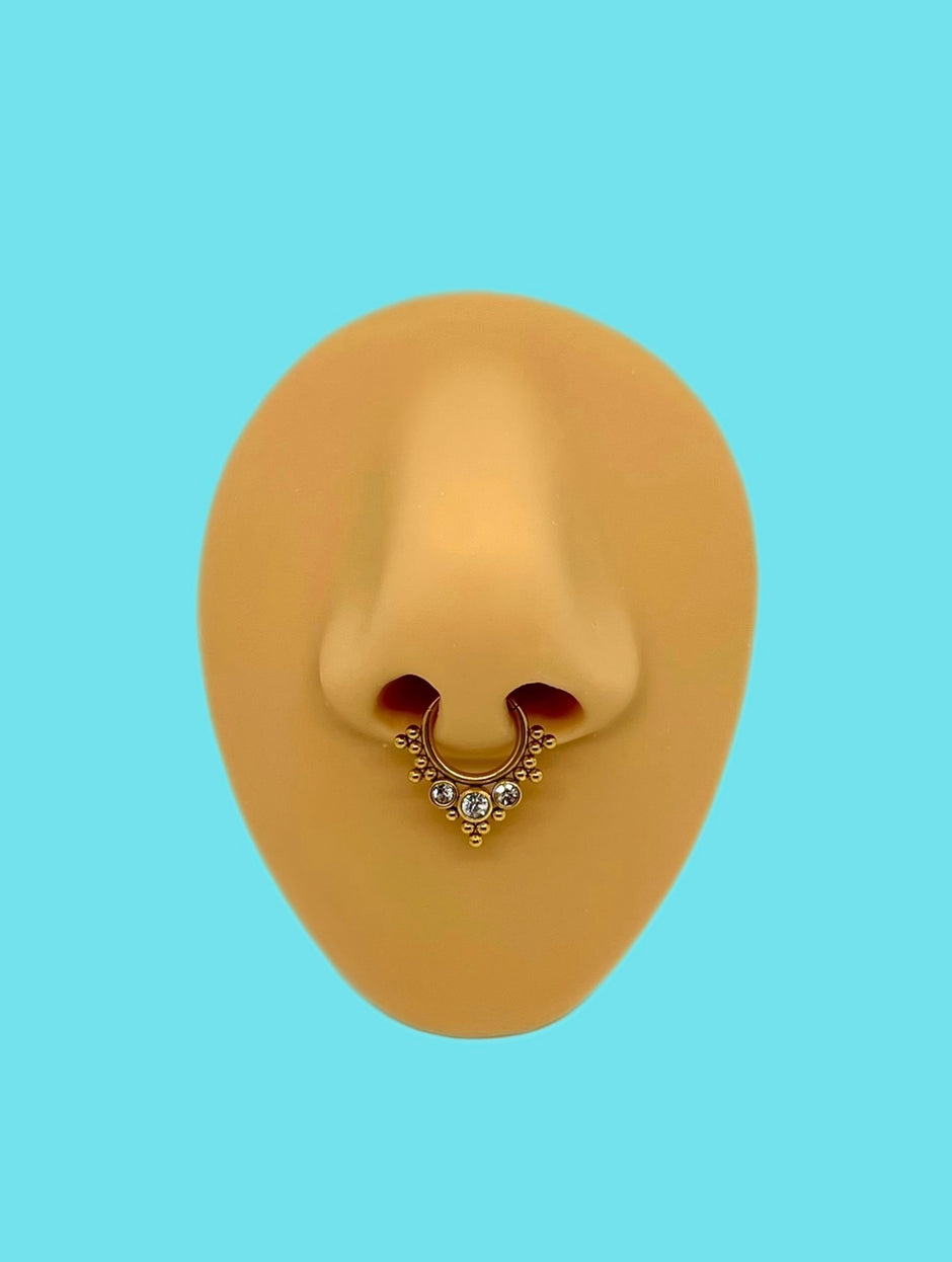 Septum Rings Golden Muse Jewels